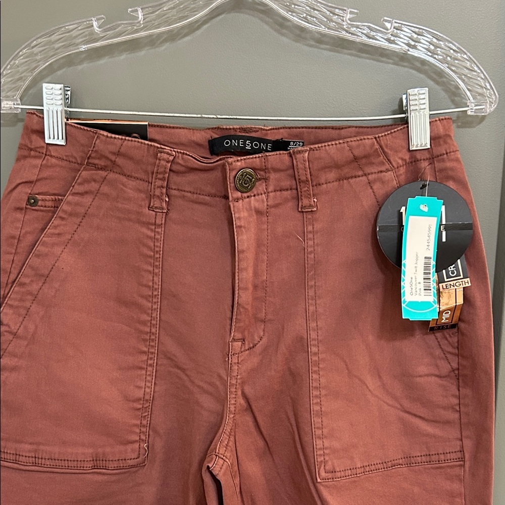 one5one Vancouver Twill Jogger Women's  Cropped Pants Stitch Fix Size 8/29 New!!